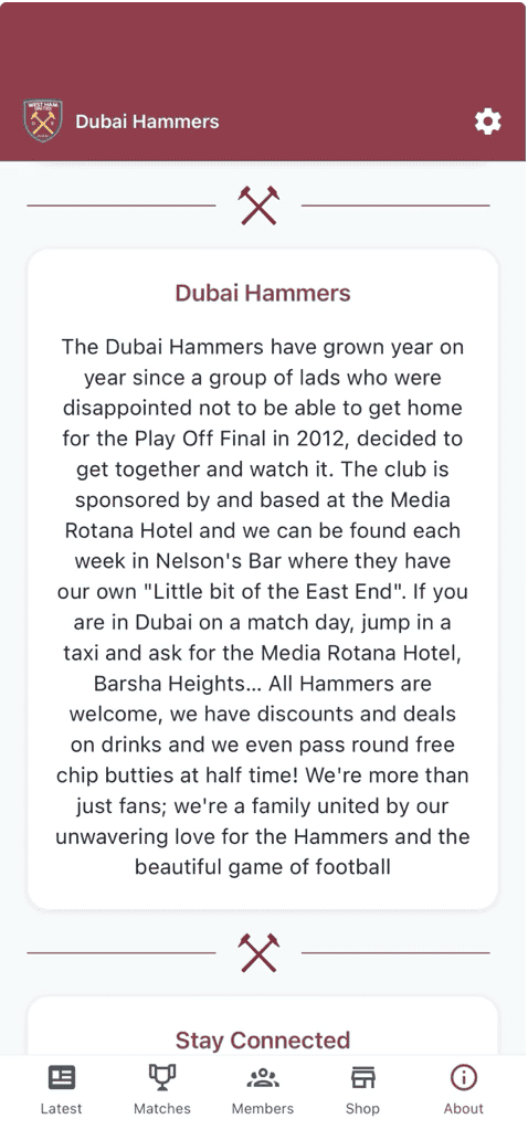 Dubai Hammers Mobile App